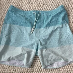 Johnnie-O Blue Swim Shorts